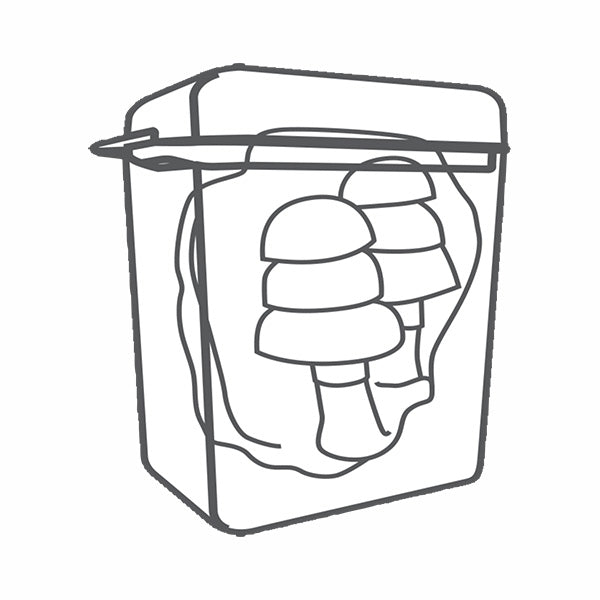 Bouchons d’oreilles réutilisables Delta Plus Conicfir050