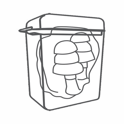 Bouchons d’oreilles réutilisables Delta Plus Conicfir050