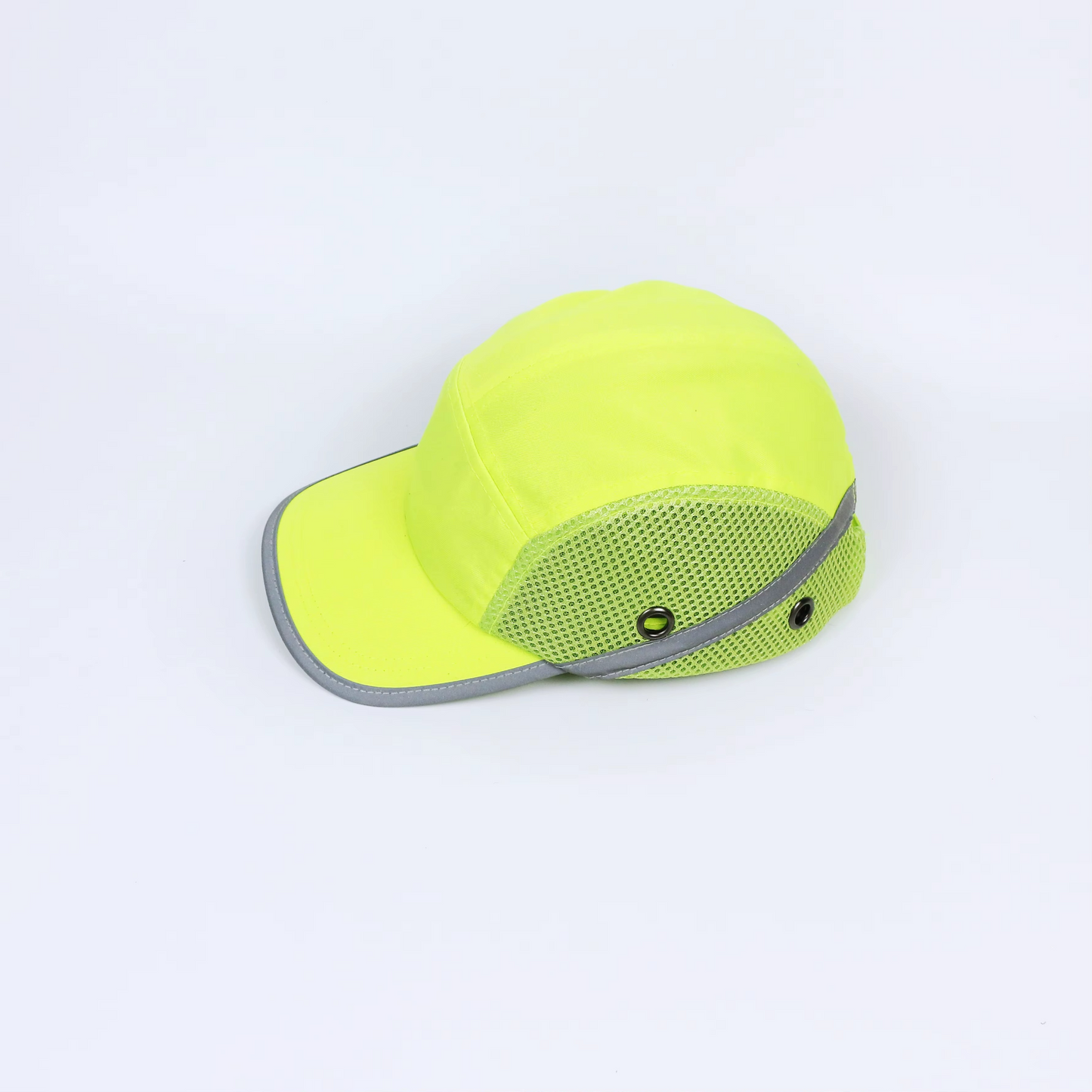 Casquette de sécurité anti-heurt couleur vert fluorescent