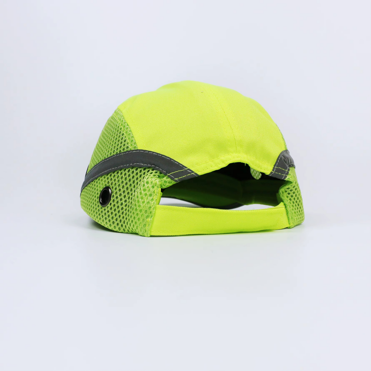 Casquette de sécurité anti-heurt couleur vert fluorescent