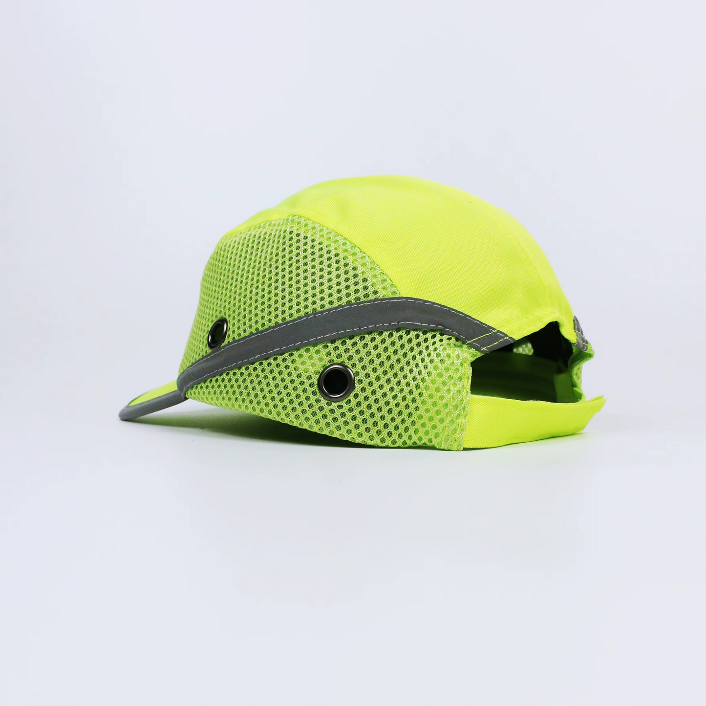 Casquette de sécurité anti-heurt couleur vert fluorescent